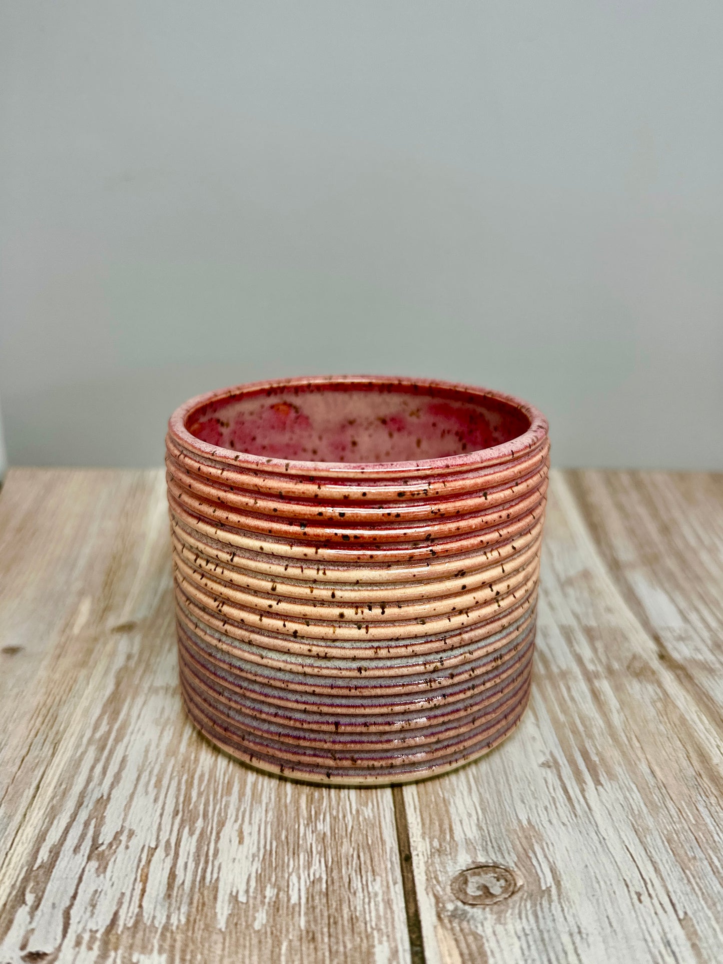 Pink/Purple Ridged Cup