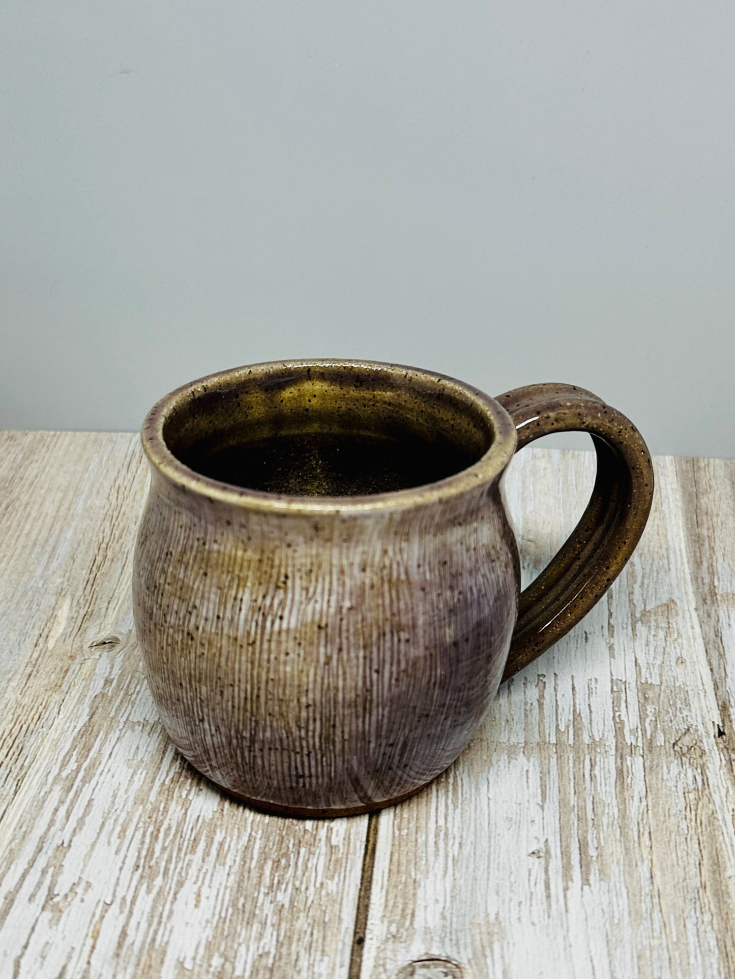 Scratched Purple Mug