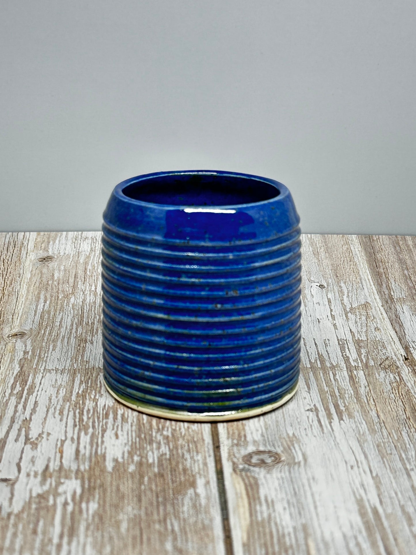 Blue Ridged Cup