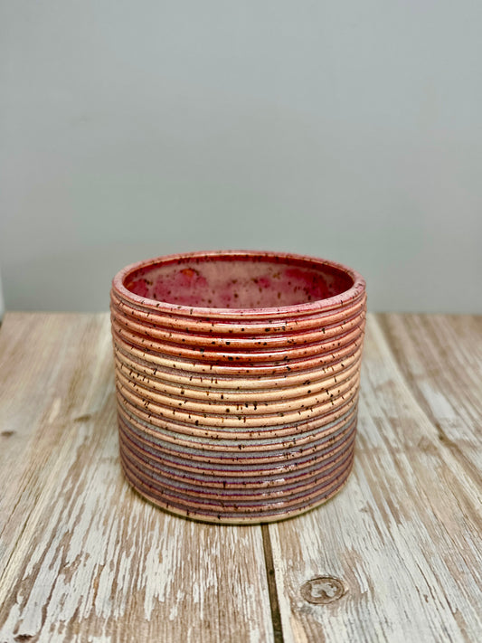 Pink/Purple Ridged Cup