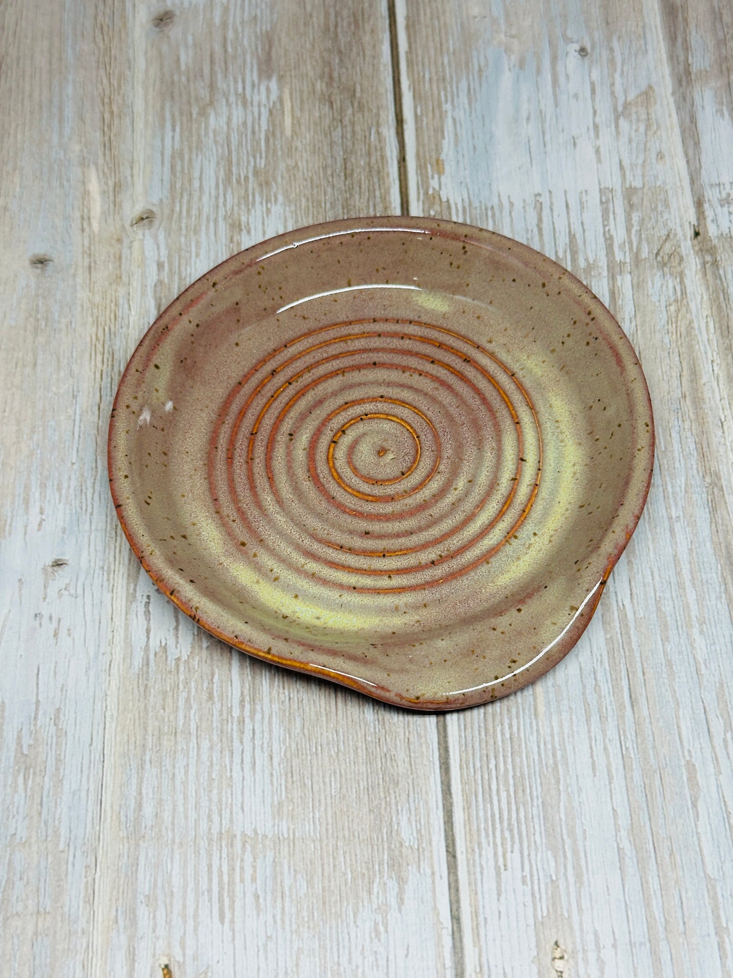 Rust/Pink Spoon Rest