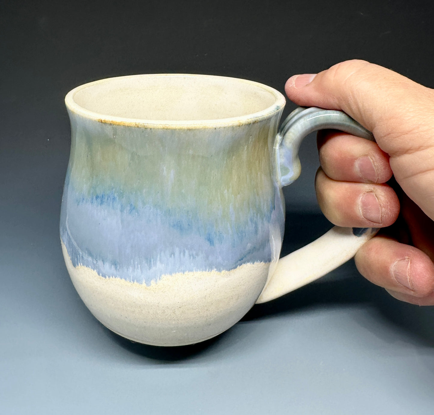 Cream/Blue Mug