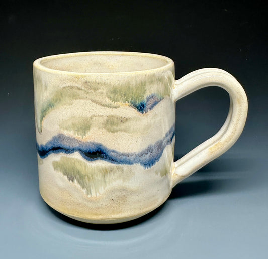 Cream Wavy Mug