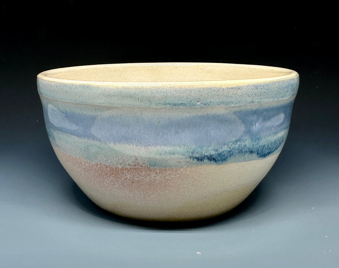Cream/Blue Bowl