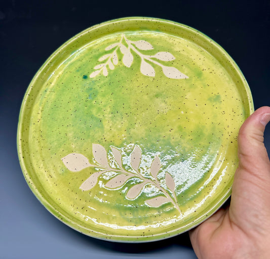 Green Leaf Plate