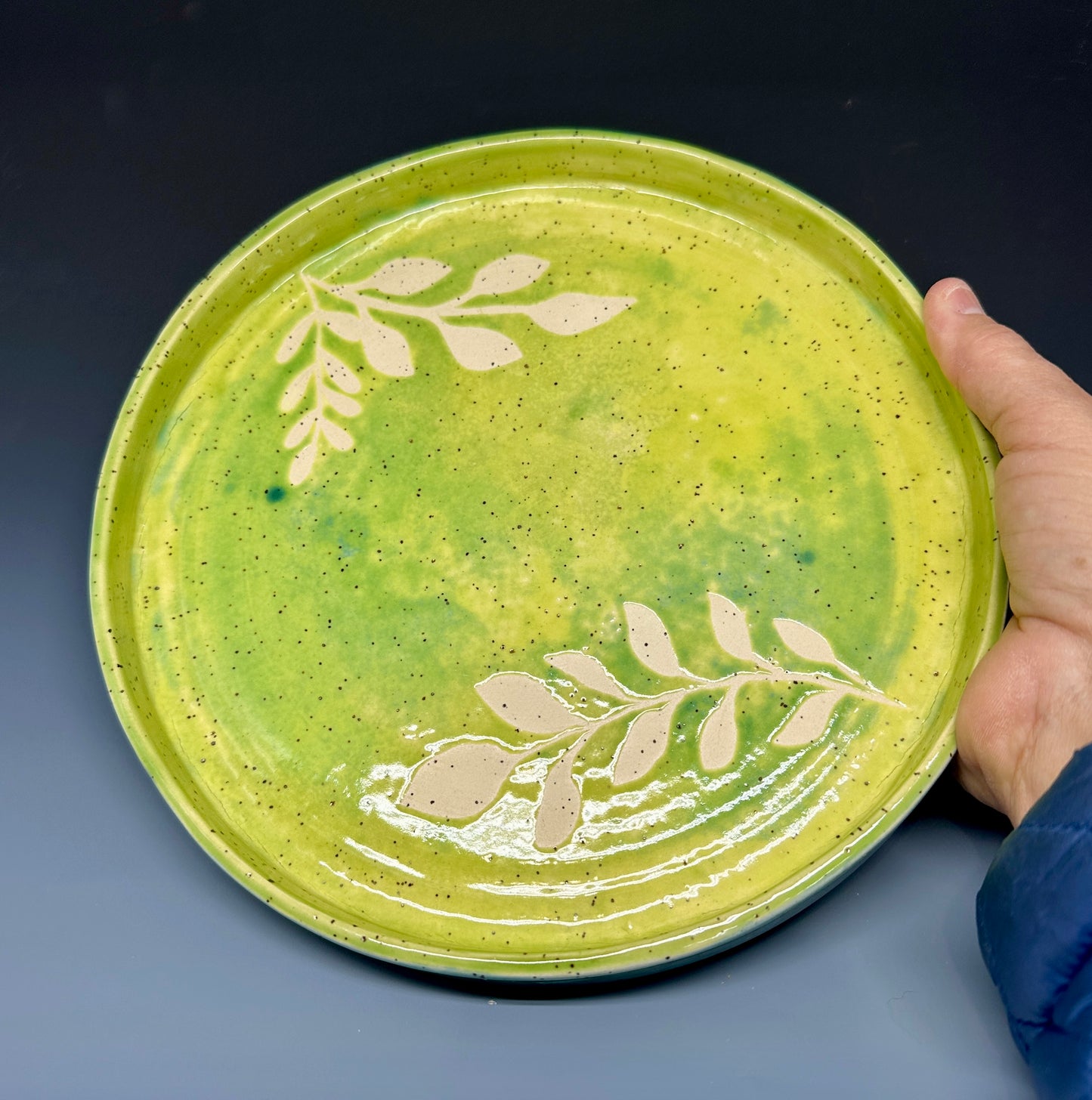 Green Leaf Plate